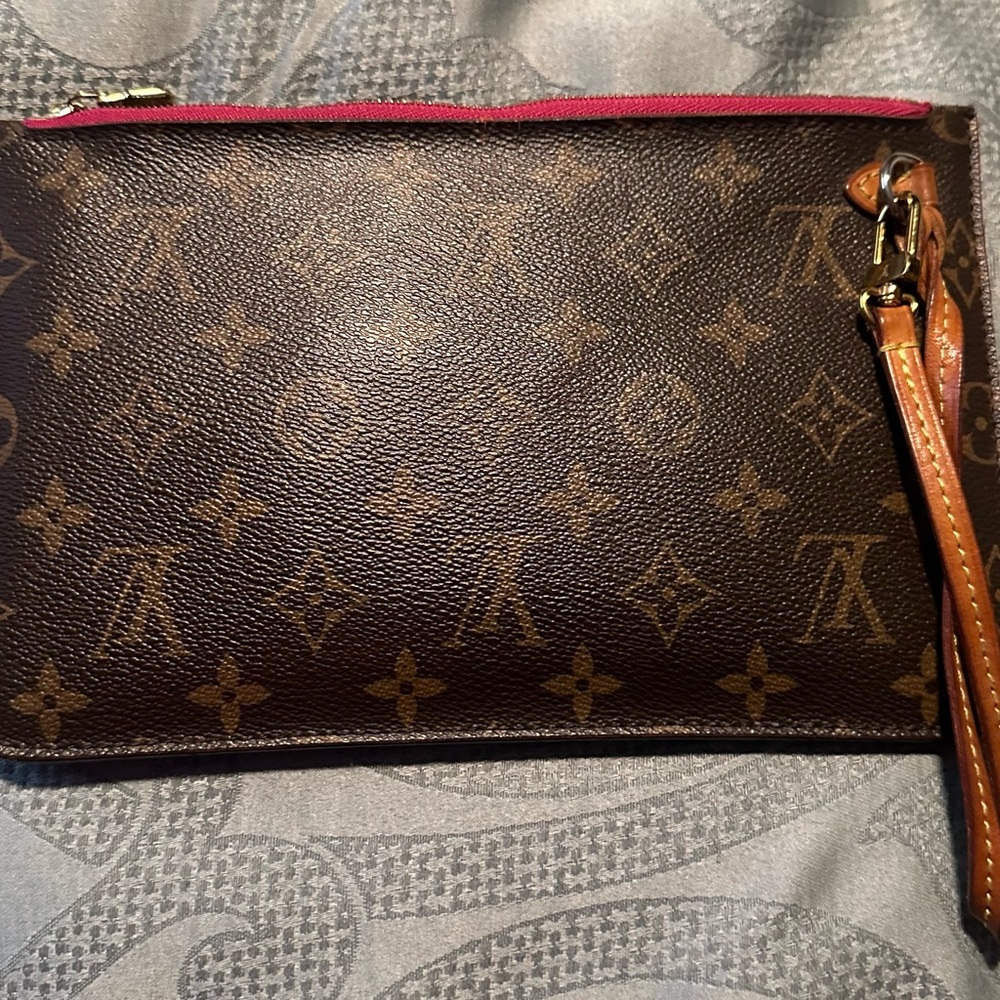 Louis Vuitton Brown Wristlet